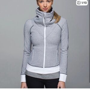 lululemon grey jacket- size 6